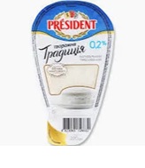 Сир кисломолочний Сирна традиція President 0,2% (Ванночка 0,220 кг)